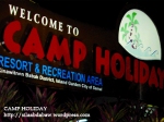Camp Holiday Signage